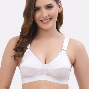 Floret - White - Sherry - Full Coverage Bra