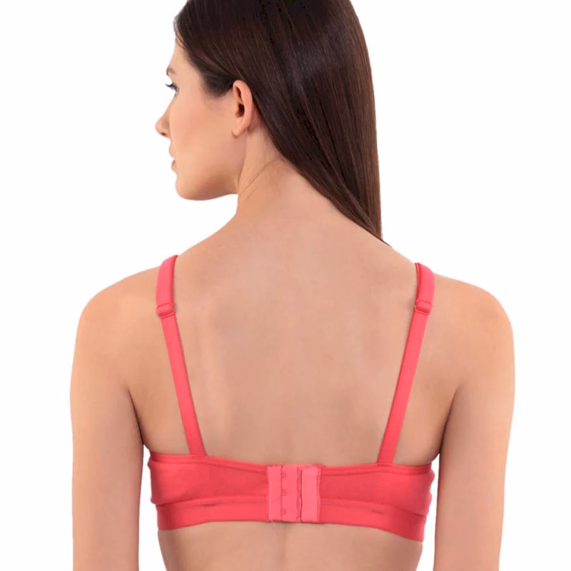 FLORET - PADDED SPORTS BRA - TOMATO
