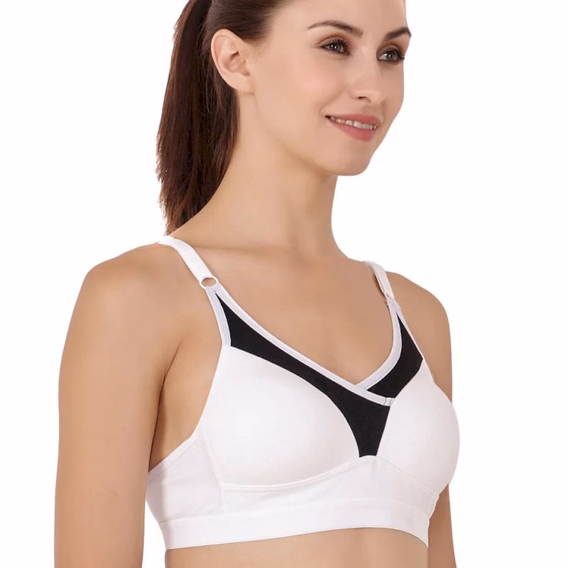 FLORET - PADDED SPORTS BRA - WHITE