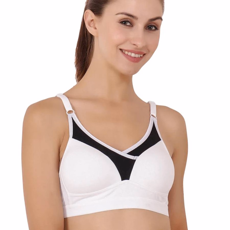 FLORET - PADDED SPORTS BRA - WHITE