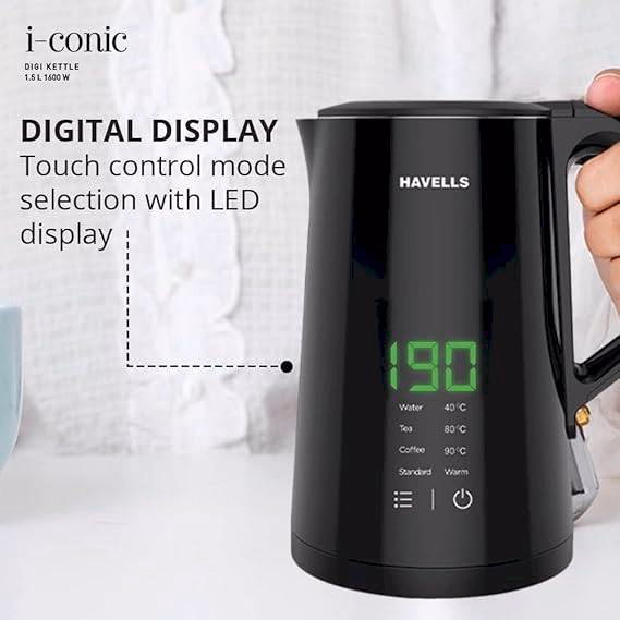 HAVELLS - I-CONIC DIGI - KETTLE -1600W