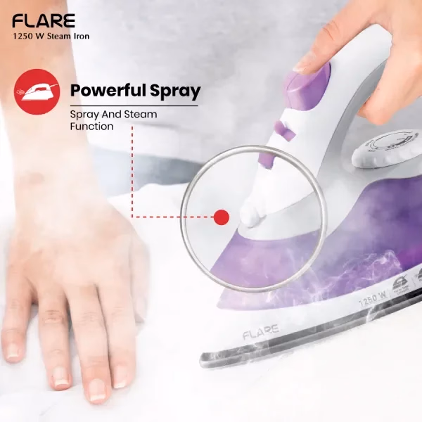 HAVELLS - FLARE - 1250 W - STEAM IRON