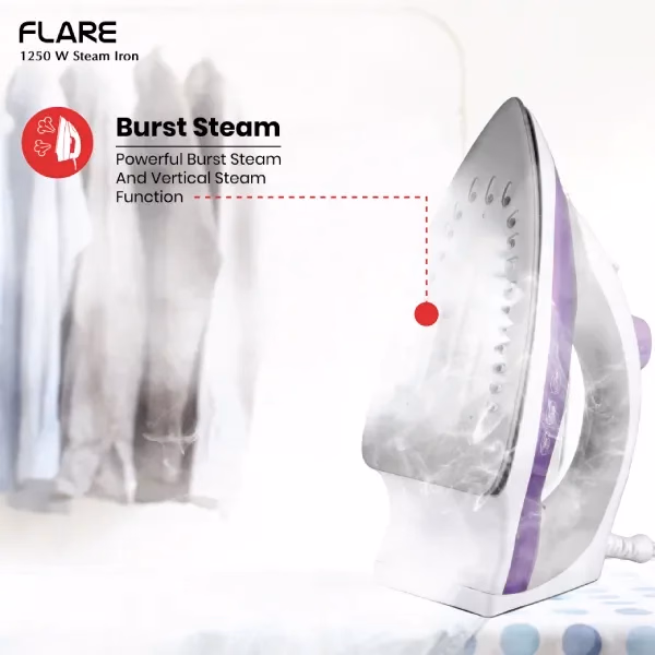 HAVELLS - FLARE - 1250 W - STEAM IRON