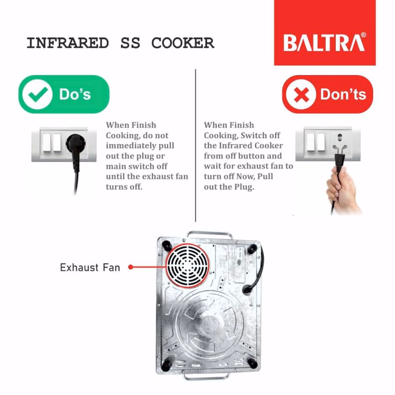 BALTRA - READY COOK - ELECTRIC INFRARED SS COOKER