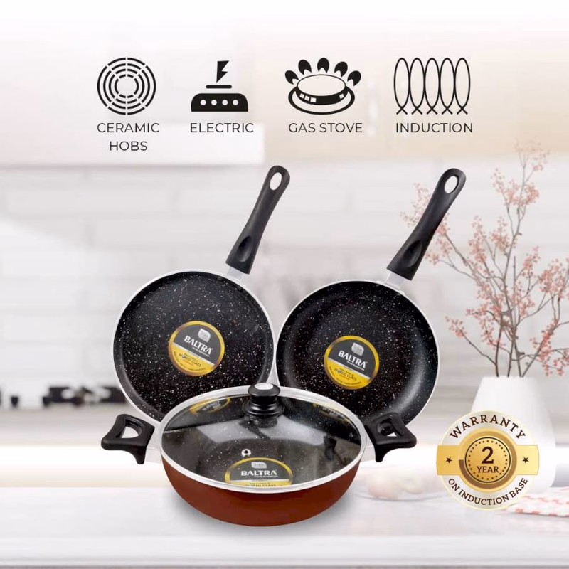 BALTRA - BTN-211 - 4 PCS SET - NON STICK INDUCTION BASE