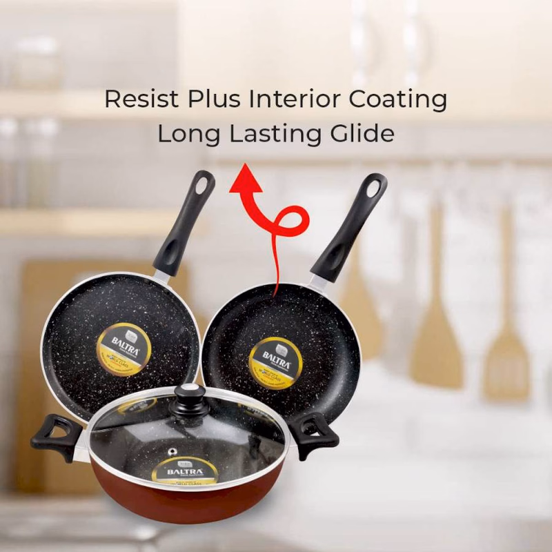 BALTRA - BTN-211 - 4 PCS SET - NON STICK INDUCTION BASE