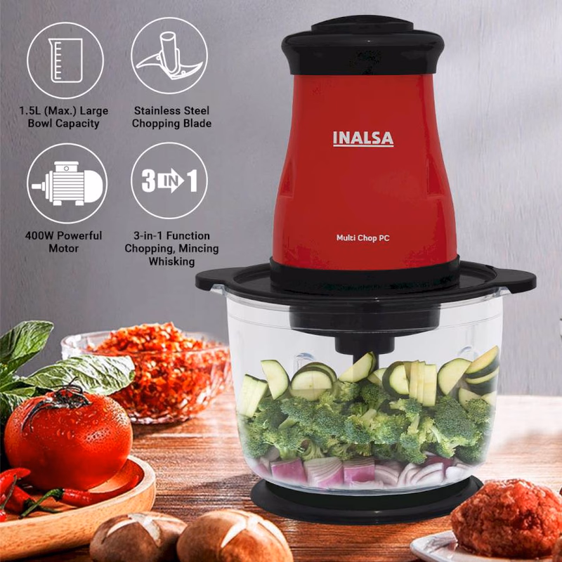 INALSA - ELECTRIC CHOPPER - MULTI CHOP PC