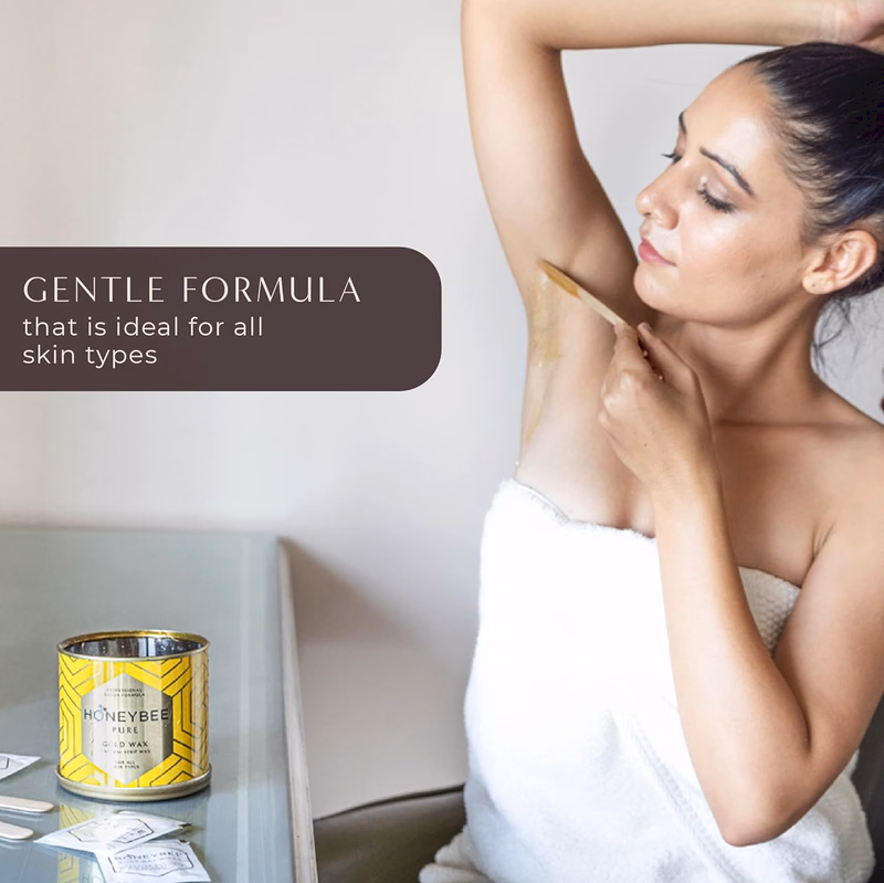 HONEYBEE - PURE - GOLD WAX - MICROWAVABLE WAX