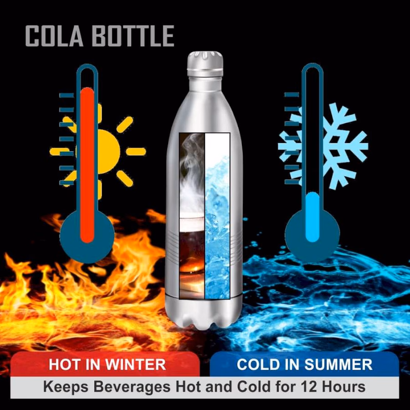 BALTRA - COLA BOTTLE - BVB 103 - STAINLESS STEEL - VACCUM FLASK