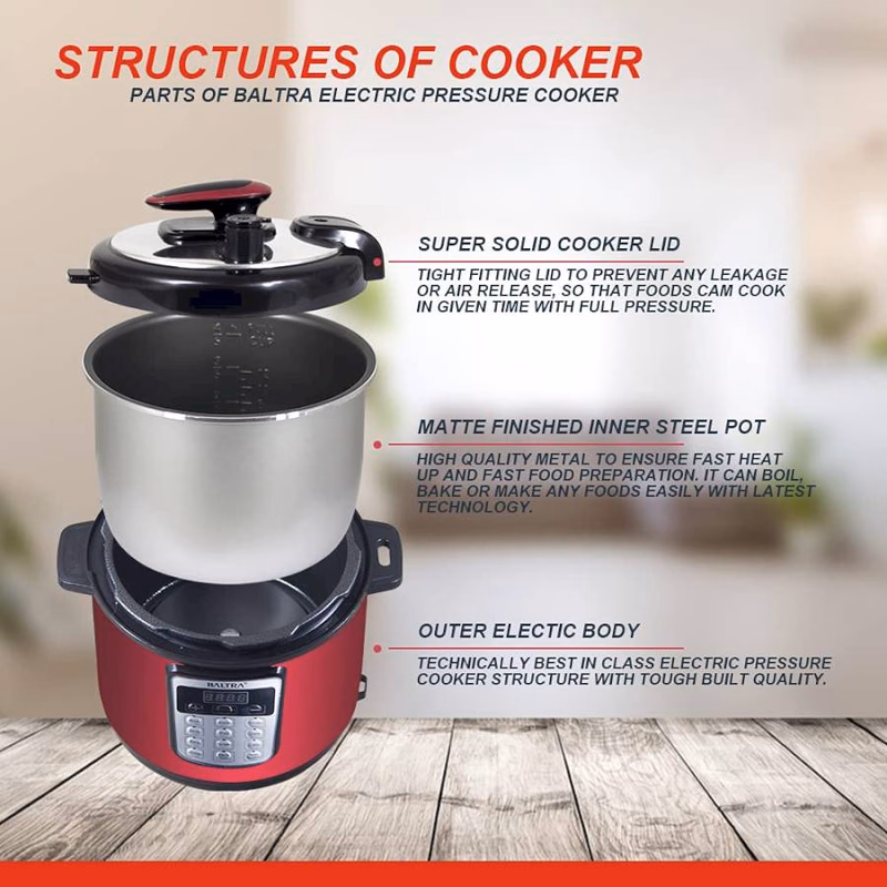 BALTRA - SWIFT BEP 202 - ELECTRIC PRESSSURE COOKER