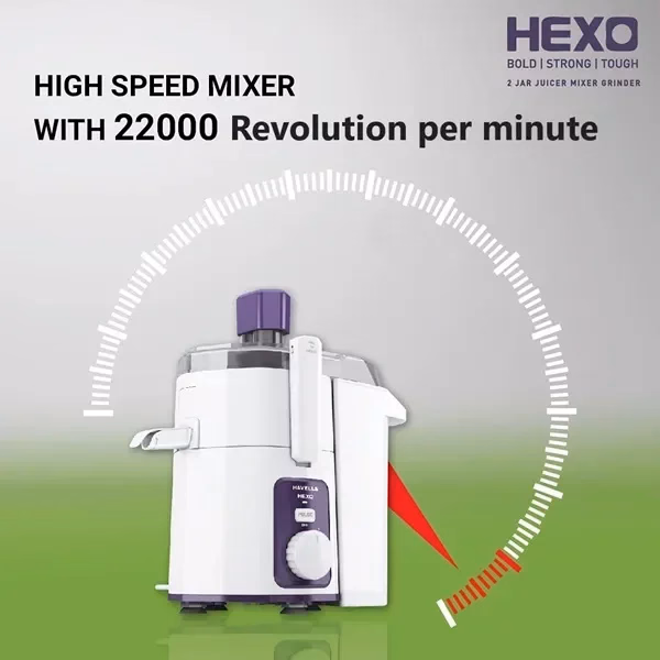 HAVELLS - HEXO  2 JAR - JUICER MIXER GRINDER