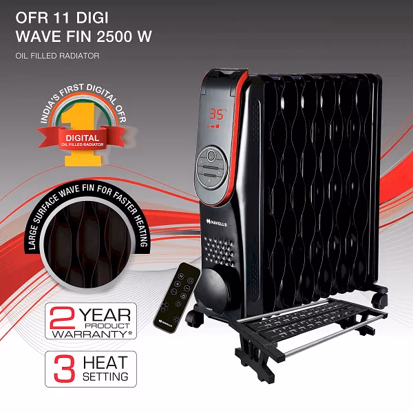 HAVELLS - OFR 11 DIGI WAVE FIN - OIL FILLED RADIATOR