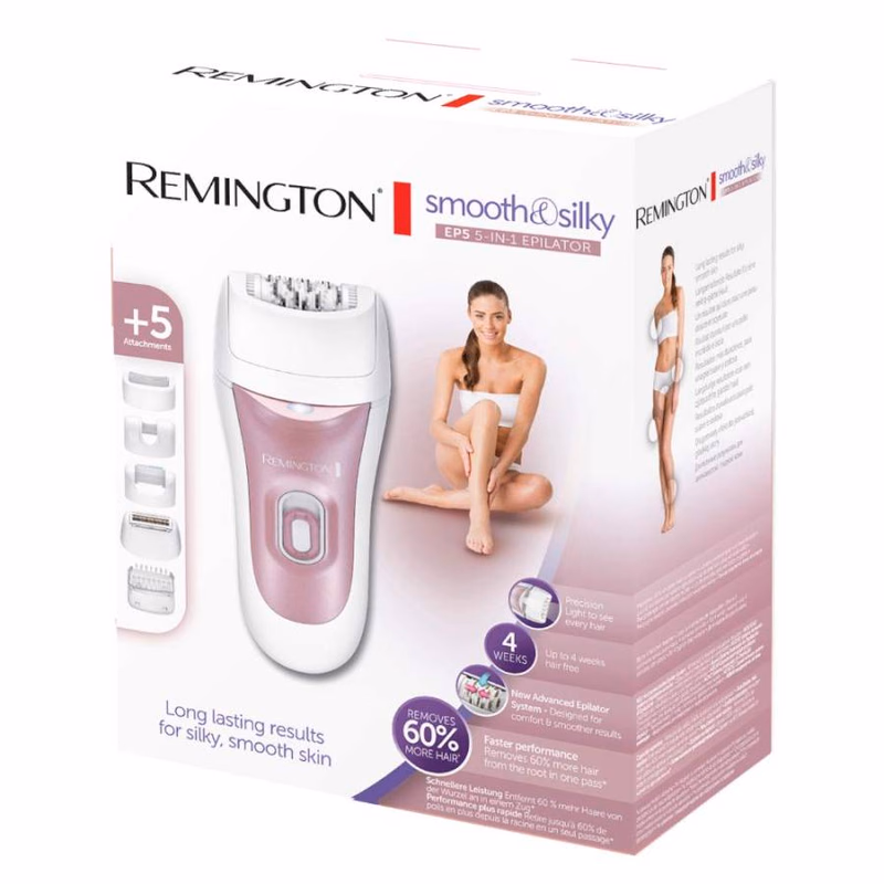 REMINGTON - SMOOTH & SILKY - EP5 - 5 IN 1 EPILATOR