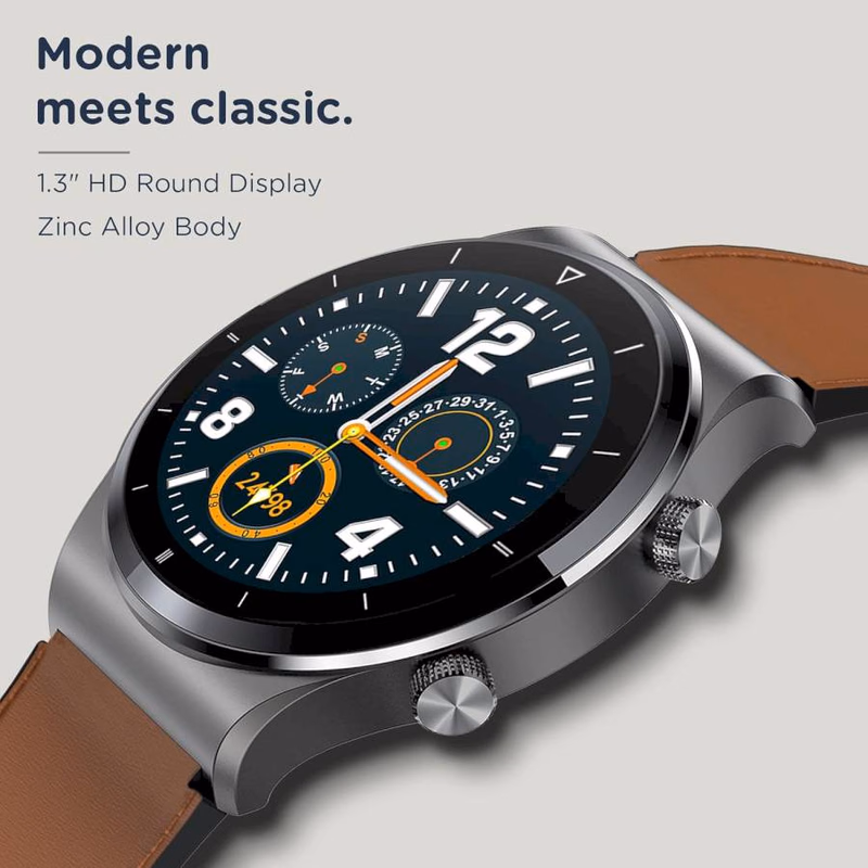 PEBBLE - REVO - SMART WATCH - BROWN