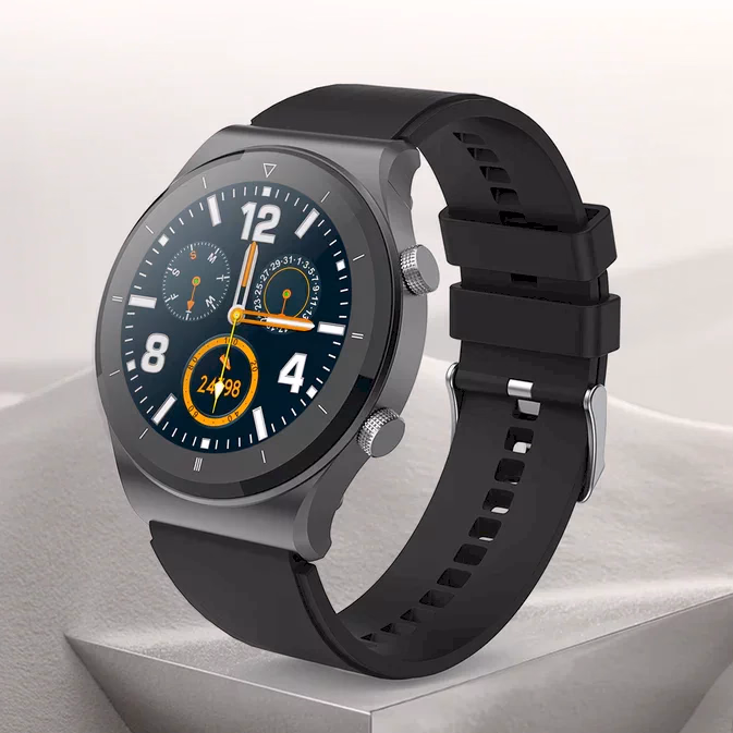 PEBBLE - REVO SMART WATCH - BLACK