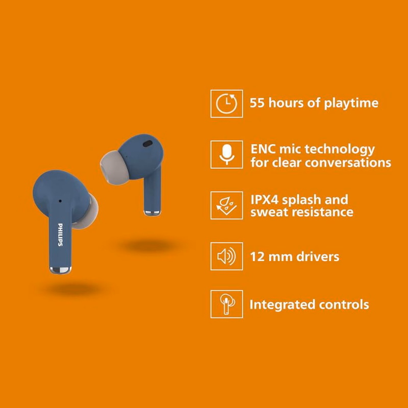 PHILIPS - 1000 SERIES -TRUE WIRELESS EARPHONES - BLUETOOTH