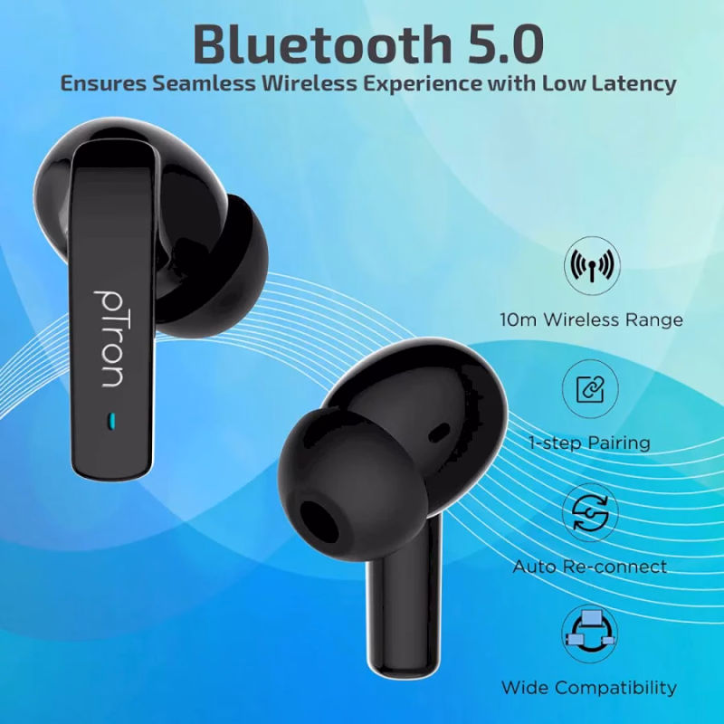 PTRON - BASSPODS 992 - ANC TRUE WIRELESS EARBUDS