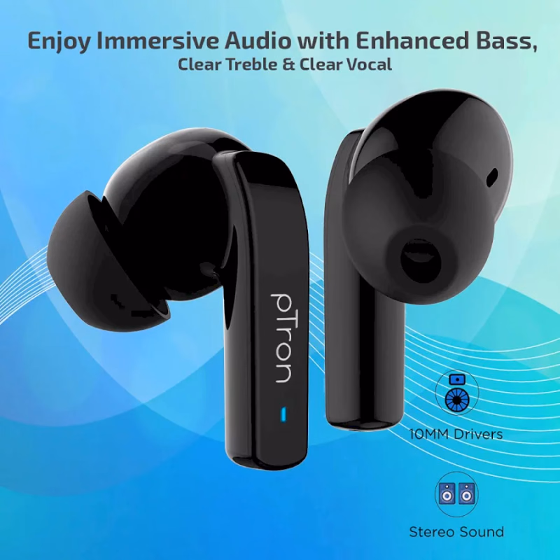 PTRON - BASSPODS 992 - ANC TRUE WIRELESS EARBUDS