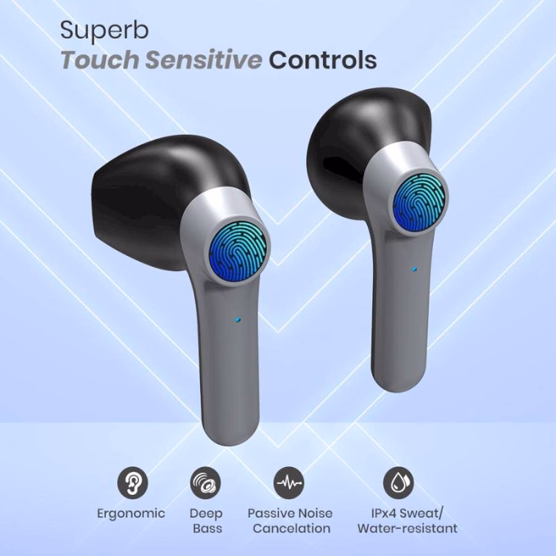 PTRON - BASSPODS 781 - TRUE WIRELESS STEREO EARBUDS