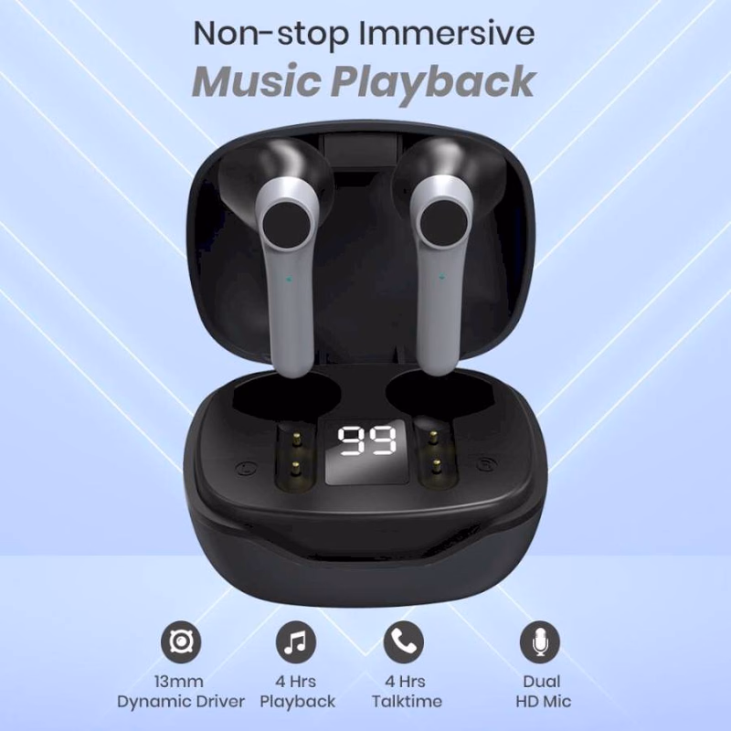 PTRON - BASSPODS 781 - TRUE WIRELESS STEREO EARBUDS