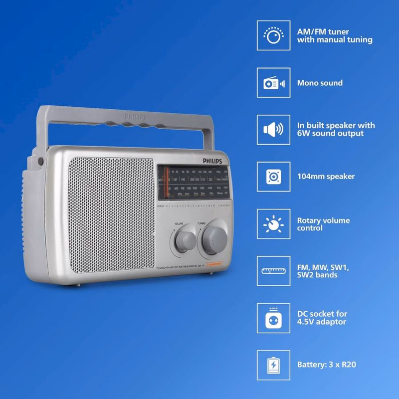 PHILIPS - CHAMPION - PORTABLE RADIO