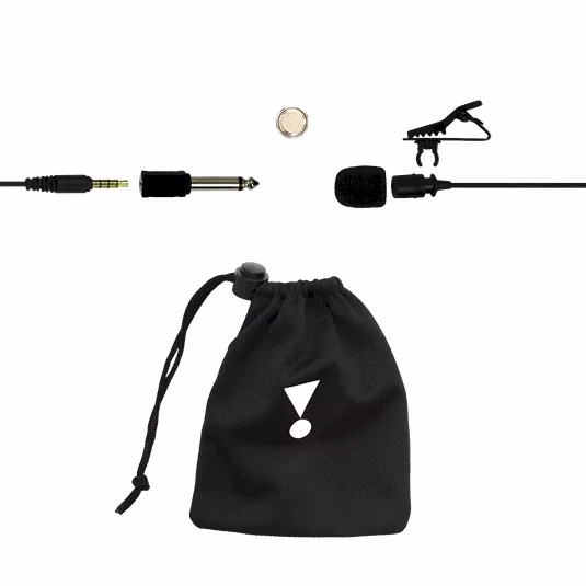 JBL - CSLM30B - BATTERY - POWERED LAVALIER MICROPHONE