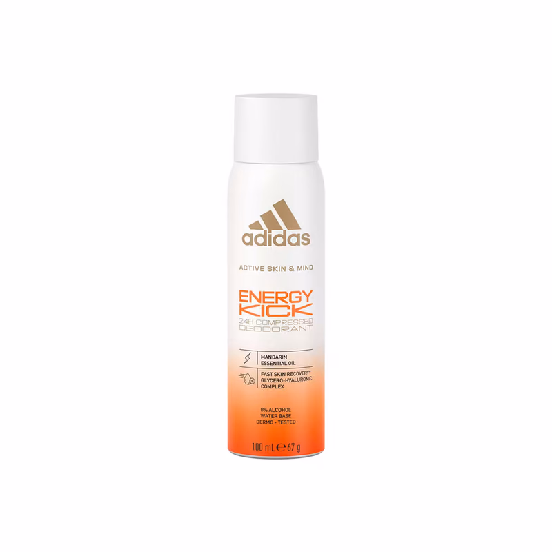 Adidas - Active Skin  & Mind Energy Kick - 24H Compressed Deodorant