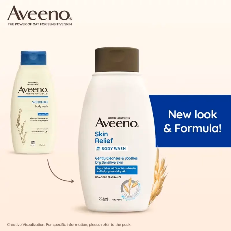 Aveeno Body Wash- Skin Relief Wash