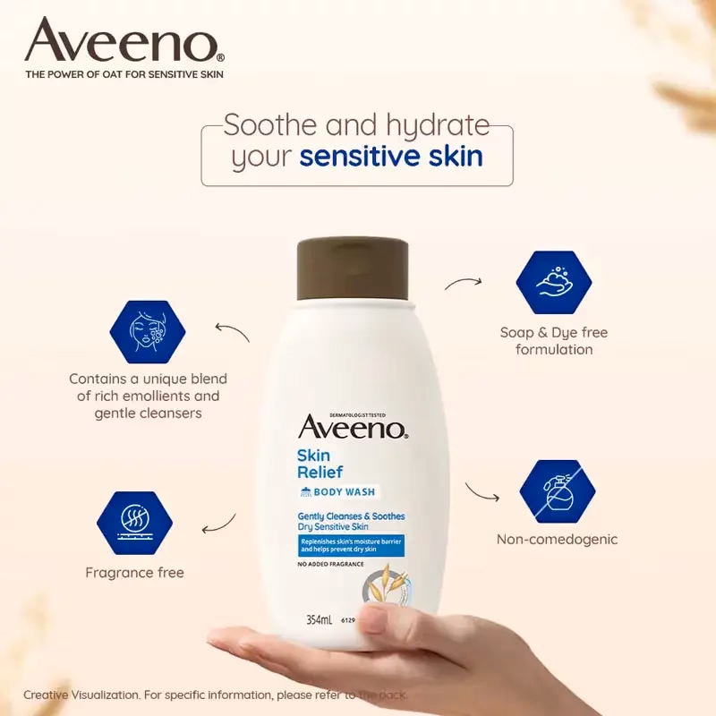 Aveeno Body Wash- Skin Relief Wash