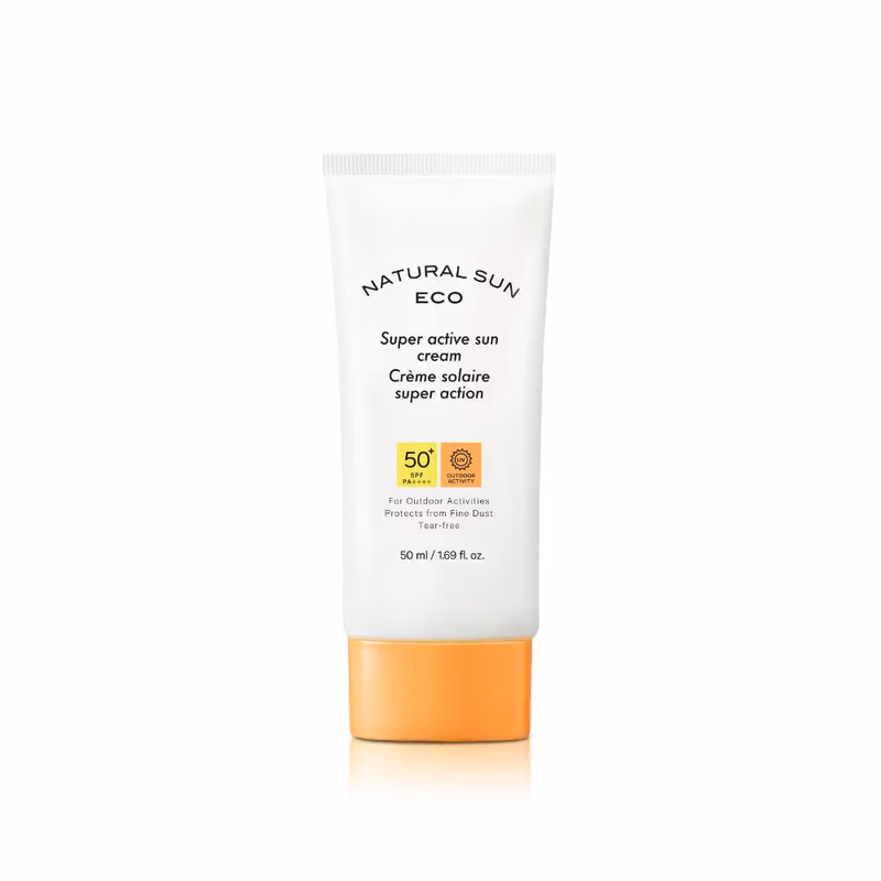 The Face Shop - Natural Sun Eco Super - Sunscreen  With Spf 50+ Pa +++ Protect From Fine Dust, Uva & Uvb Rays, Blue Light & Digital Devices