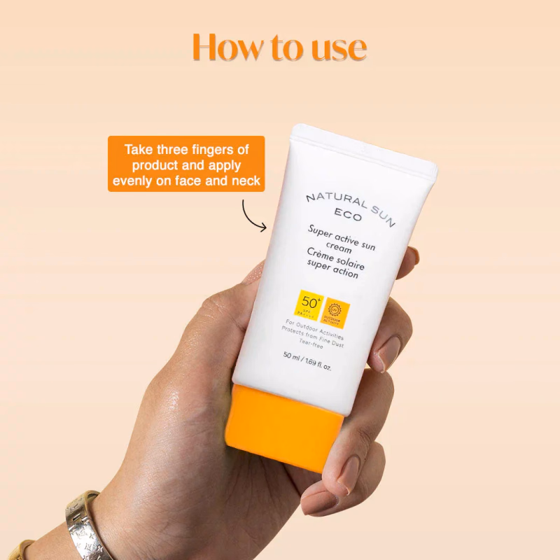 The Face Shop - Natural Sun Eco Super - Sunscreen  With Spf 50+ Pa +++ Protect From Fine Dust, Uva & Uvb Rays, Blue Light & Digital Devices