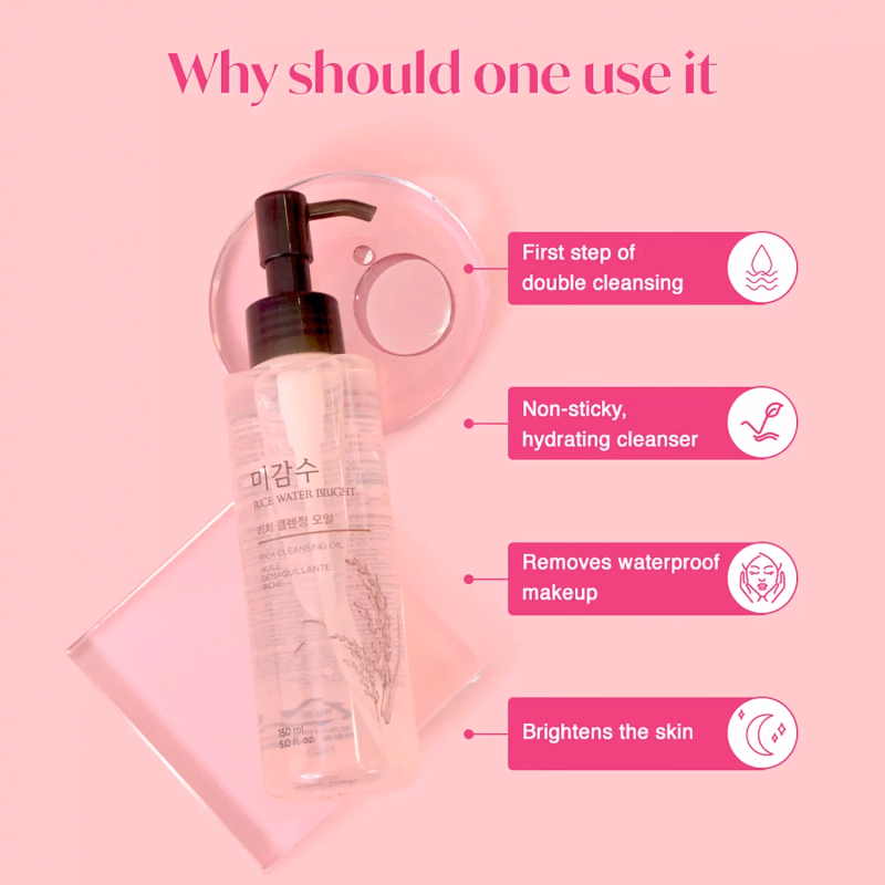 The Face Shop -Rice Water Bright Rich - Cleansing Oil