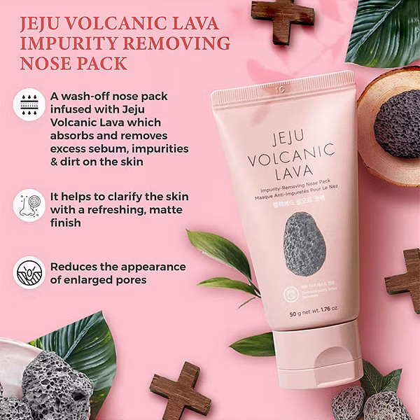 The Face Shop -Jeju Volcanic Lava Impurity - Removing Nose Pack