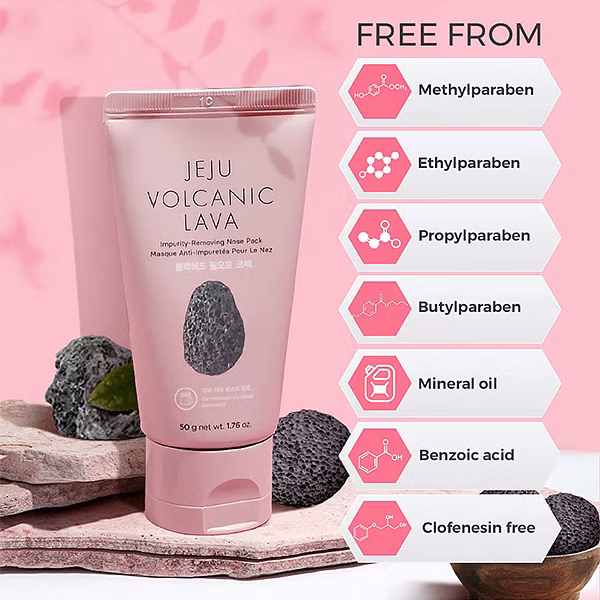 The Face Shop -Jeju Volcanic Lava Impurity - Removing Nose Pack