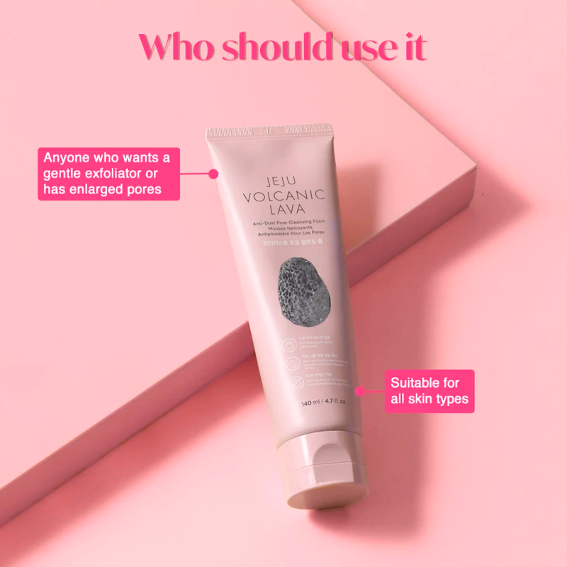 THE FACE SHOP - Jeju Volcanic Lava - Cleansing Foam