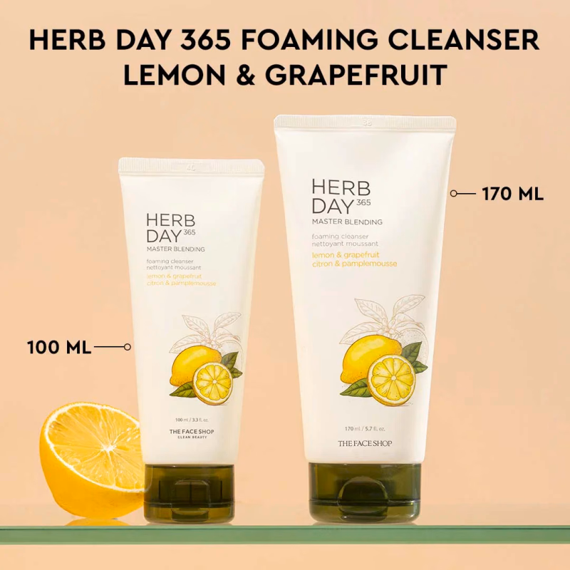 Herb Day 365 - Lemon & Grapefruit- Foaming Cleanser