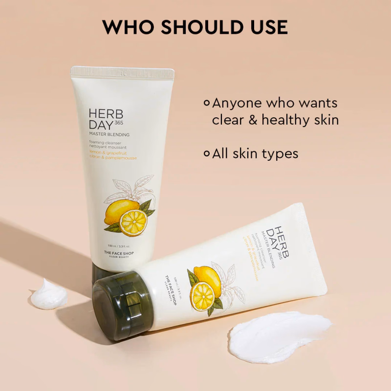 Herb Day 365 - Lemon & Grapefruit- Foaming Cleanser