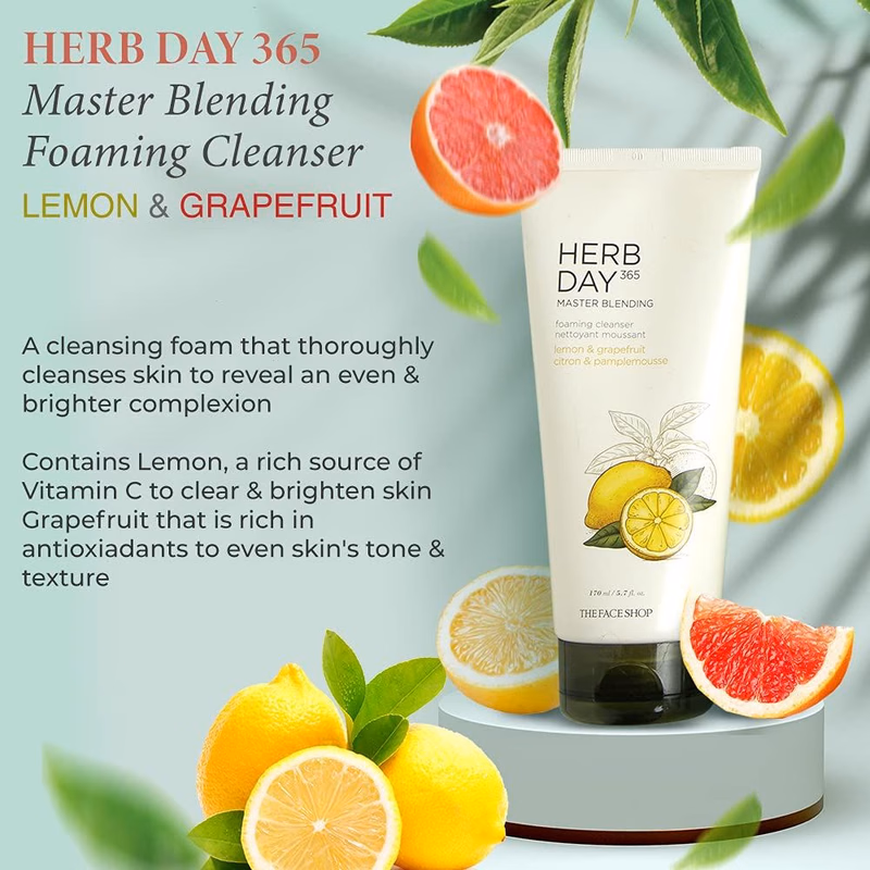 Herb Day 365 - Mungbean & Mugwort- Foaming Cleanser