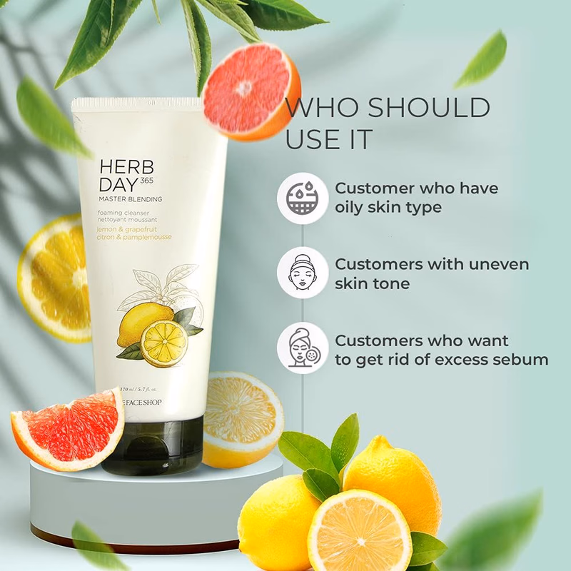 Herb Day 365 - Mungbean & Mugwort- Foaming Cleanser