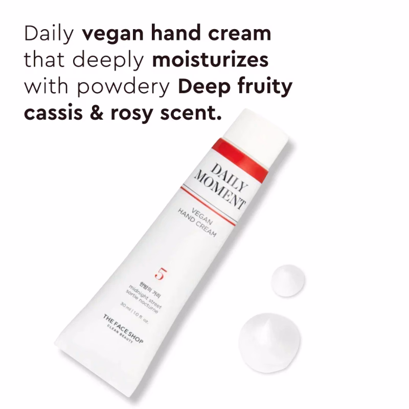 THE FACE SHOP - 05 MIDNIGHT STREET - Hand Cream - Daily Moment Vegan
