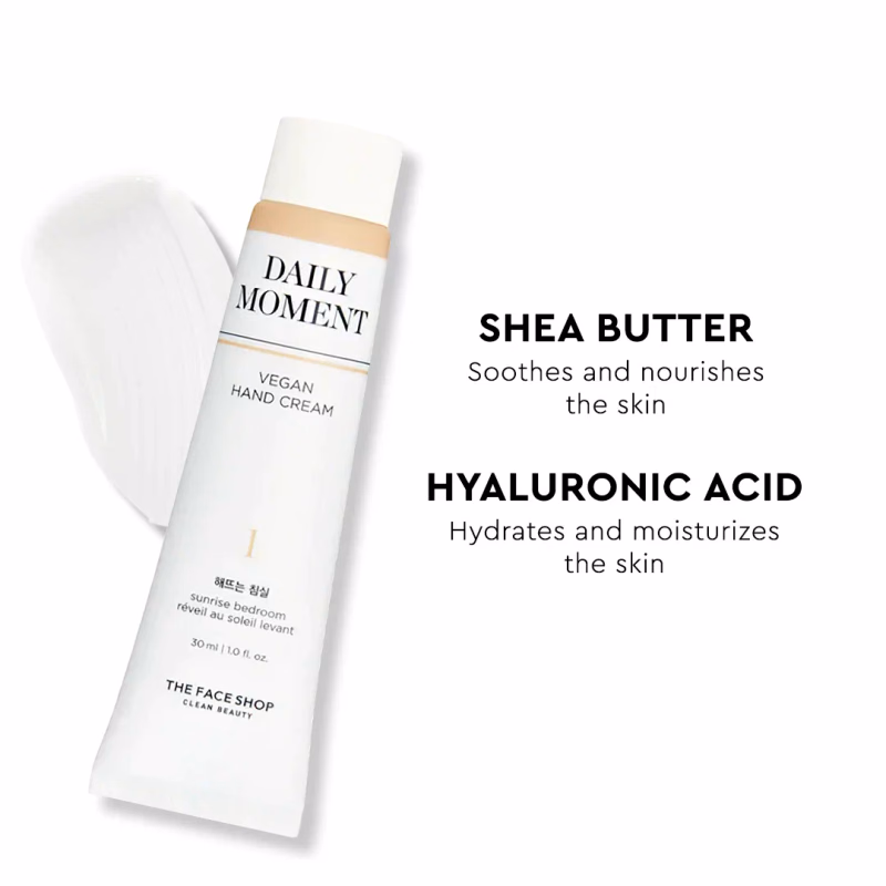 THE FACE SHOP - 01 SUNRISE BEDROOM - Hand Cream - Daily Moment Vegan