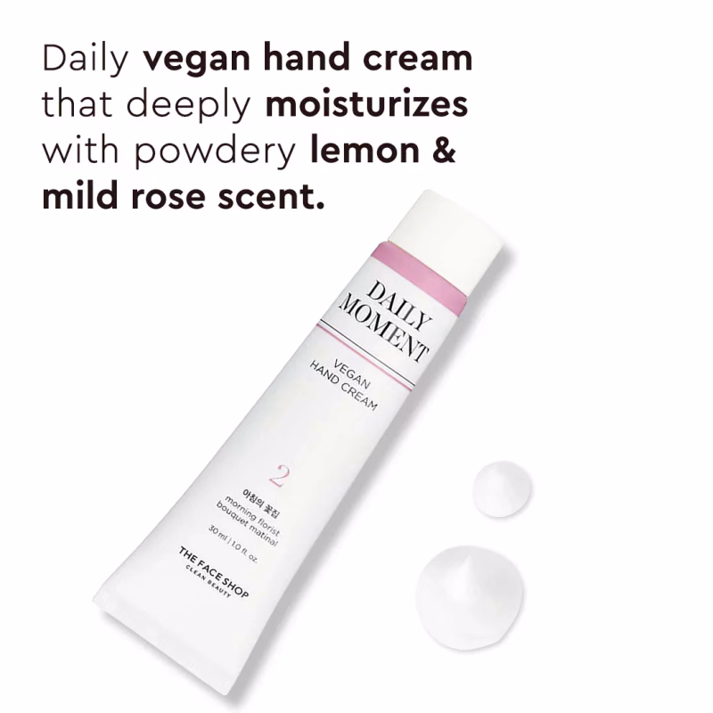 THE FACE SHOP - 02 MORNING FLORIST - Hand Cream - Daily Moment Vegan