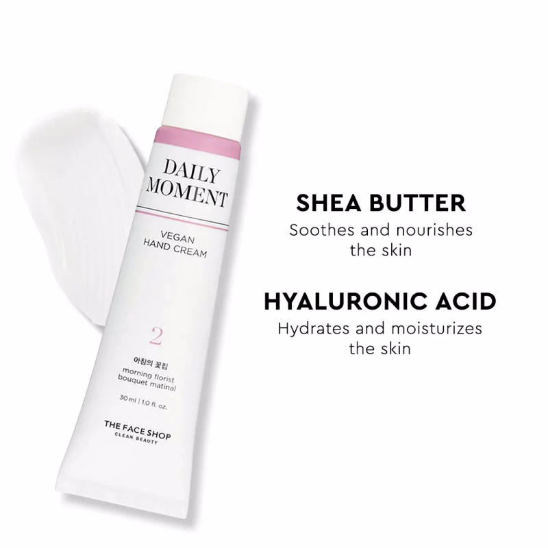 THE FACE SHOP - 02 MORNING FLORIST - Hand Cream - Daily Moment Vegan