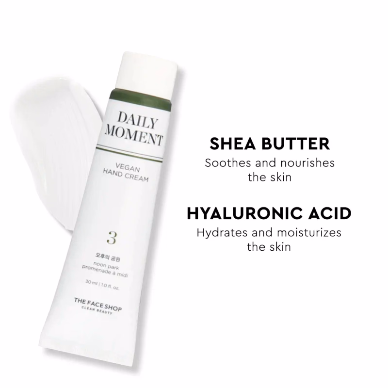 THE FACE SHOP - 03 NOON PARK - Hand Cream - Daily Moment Vegan