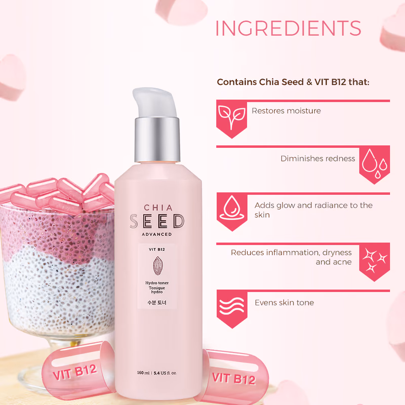 THE FACE SHOP - Chia SEEDS - Hydro Toner