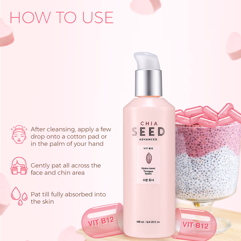 THE FACE SHOP - Chia SEEDS - Hydro Toner