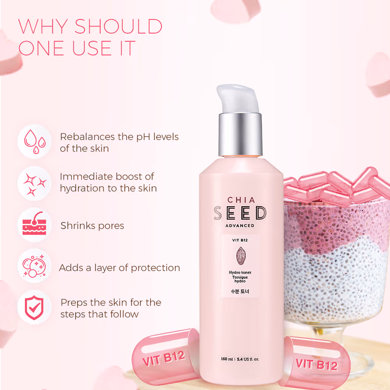 THE FACE SHOP - Chia SEEDS - Hydro Toner