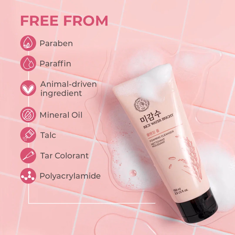 The Face Shop - Rice Water - Bright Foaming - Face Wash