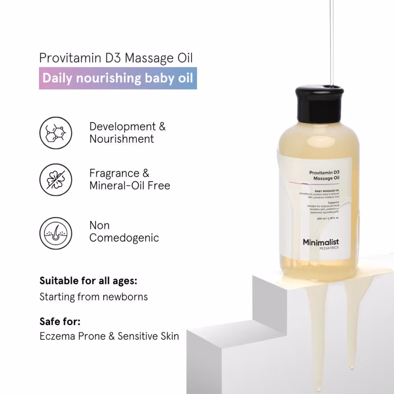 Minimalist - Baby - Provitamin D3 Massage Oil