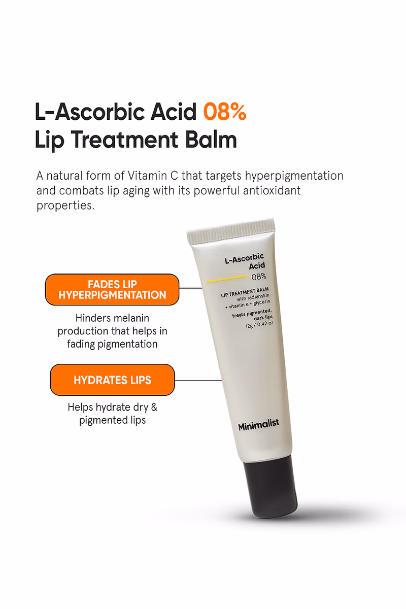 Minimalist - 8% L-Ascorbic Acid - Lip Treatment Balm